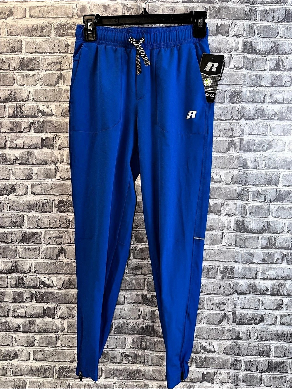 NWT Russell RS Stretch Woven Pant Stretch Woven Athletic Pants Blue Size Large